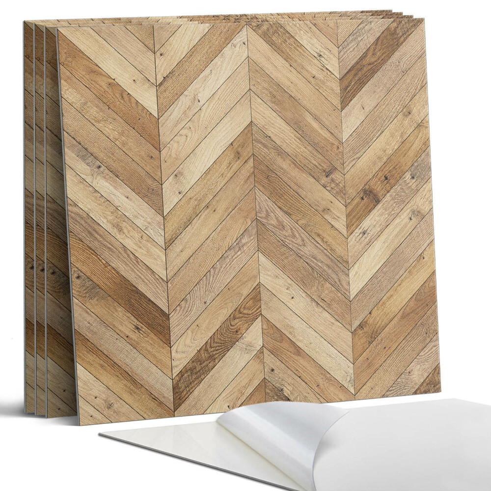 Panou decorativ perete Model de lemn în spic de hering