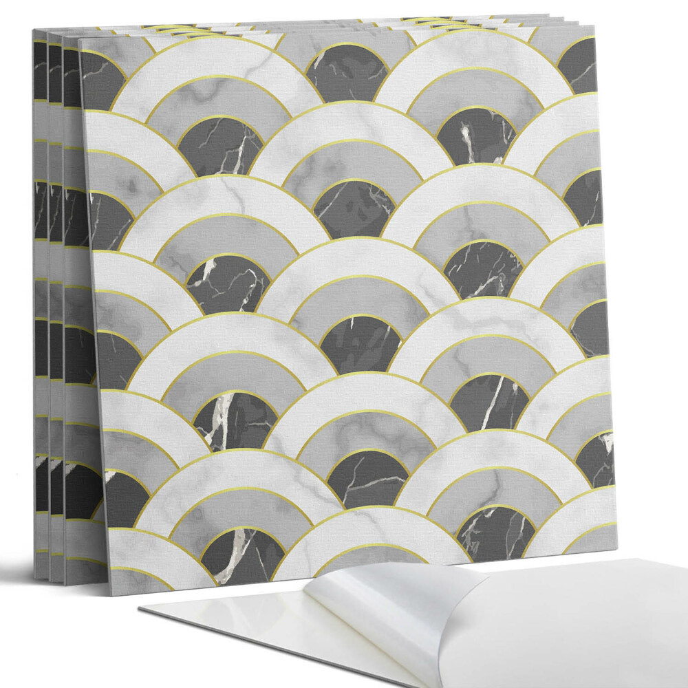 Panou decorativ bucatarie Model de arc ondulat