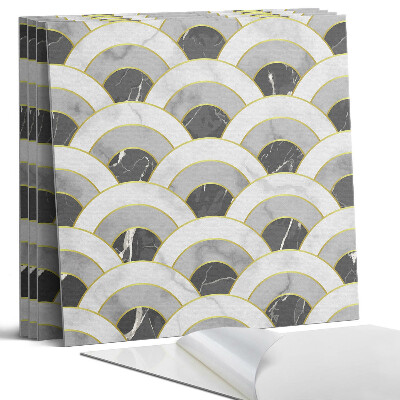 Panou decorativ bucatarie Model de arc ondulat