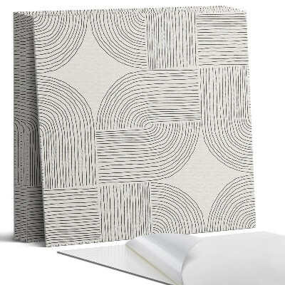 Panou decorativ bucatarie Linii geometrice în machetă