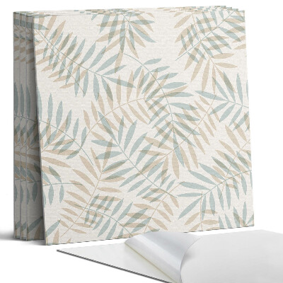 Panou decorativ bucatarie Frunze într-un model delicat