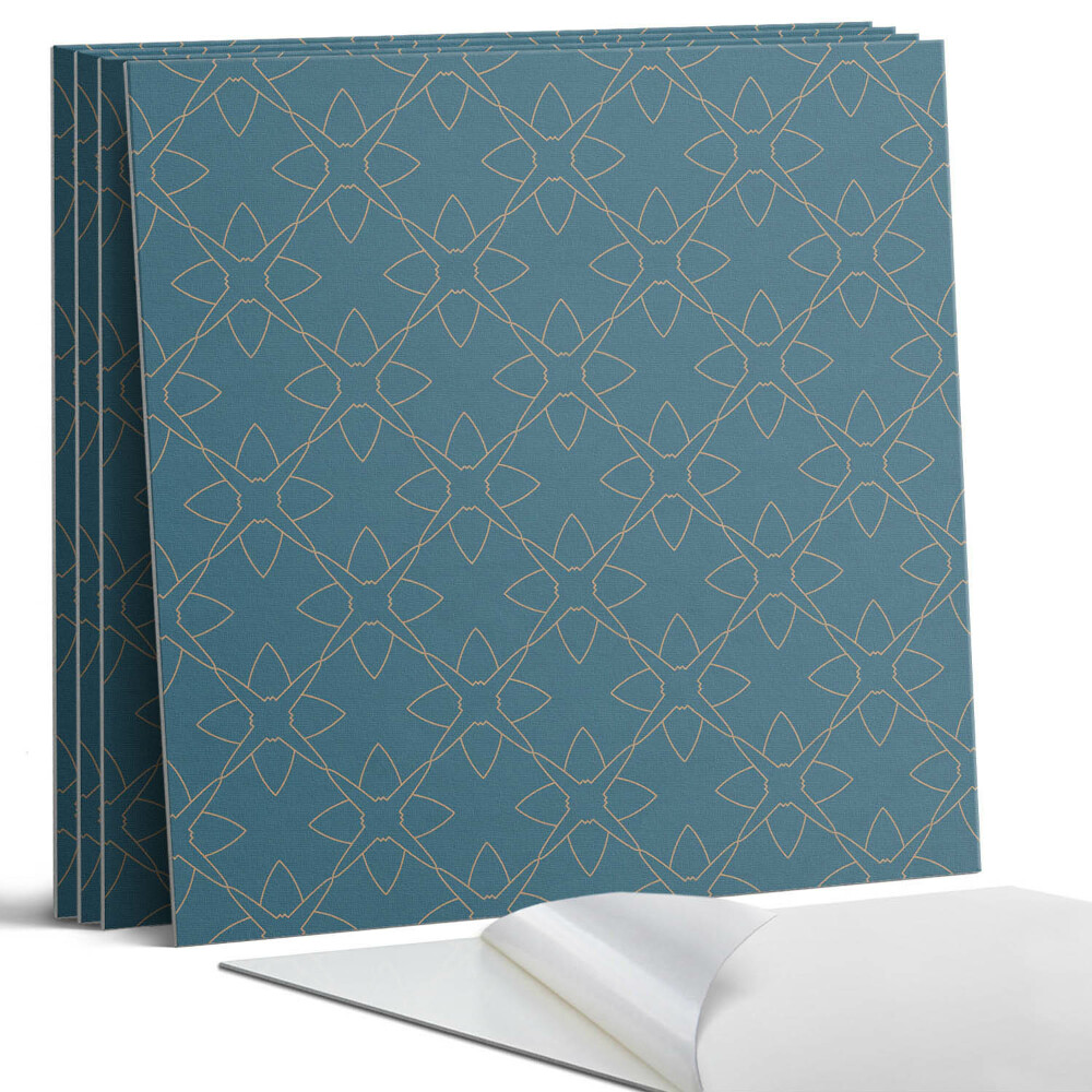 Panou perete Motiv floral într-o plasă