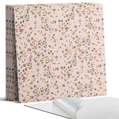 Panou decorativ perete Model floral pe fundal