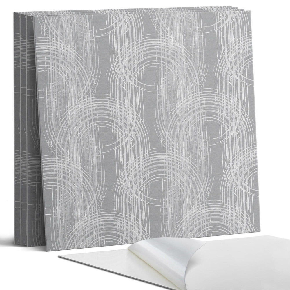 Panou perete pătrat Cercuri abstracte în aranjament