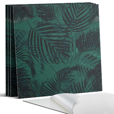 Panou perete frunze de palmier pe fundal