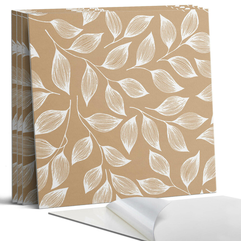 Panou decorativ perete Frunze pe un fundal texturat