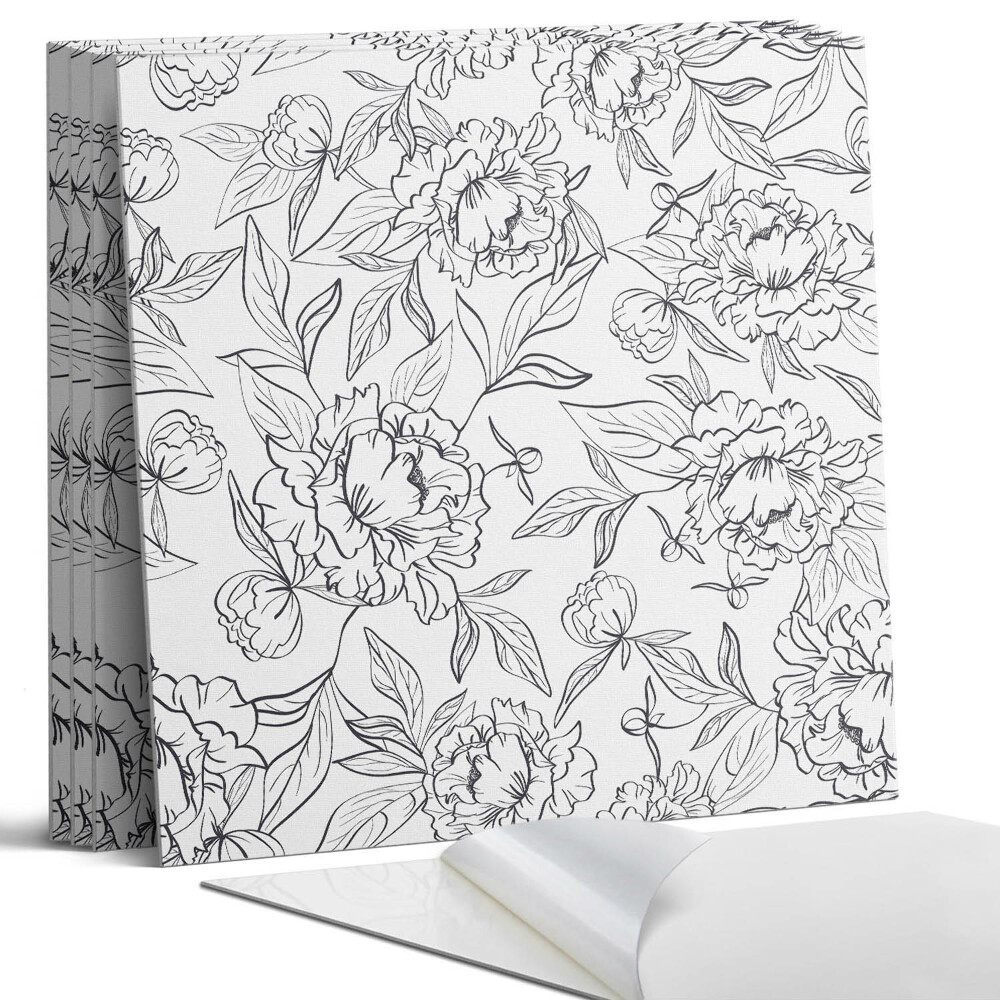 Panou perete Model floral cu frunze