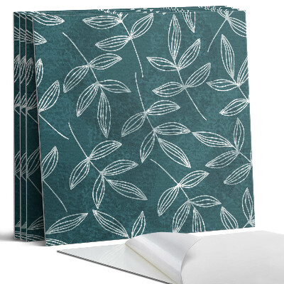 Panou decorativ bucatarie Frunze pe un fundal texturat