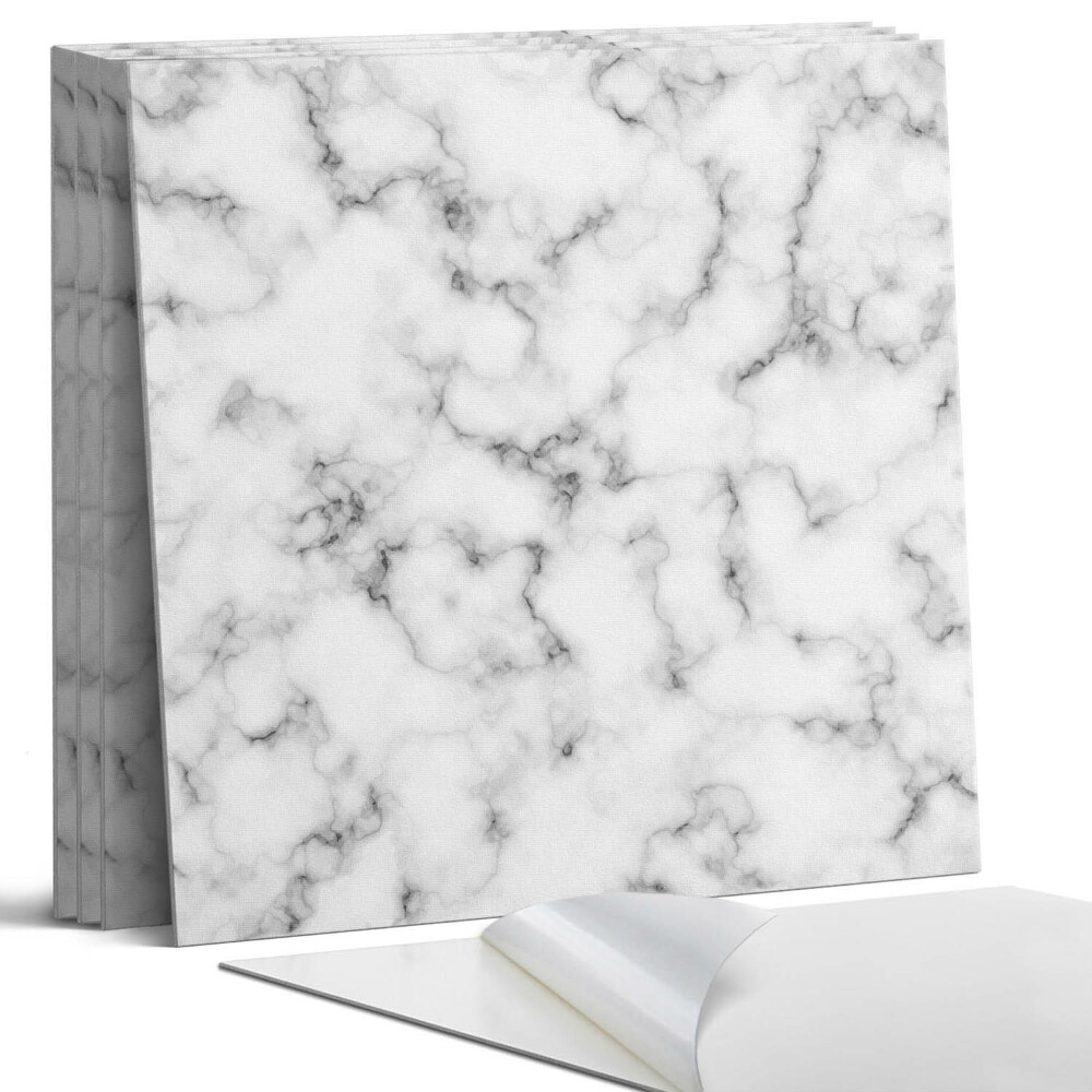 Panou perete pătrat Model de marmură cu vene