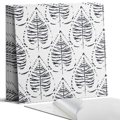 Panou decorativ bucatarie Model ritmic de frunze