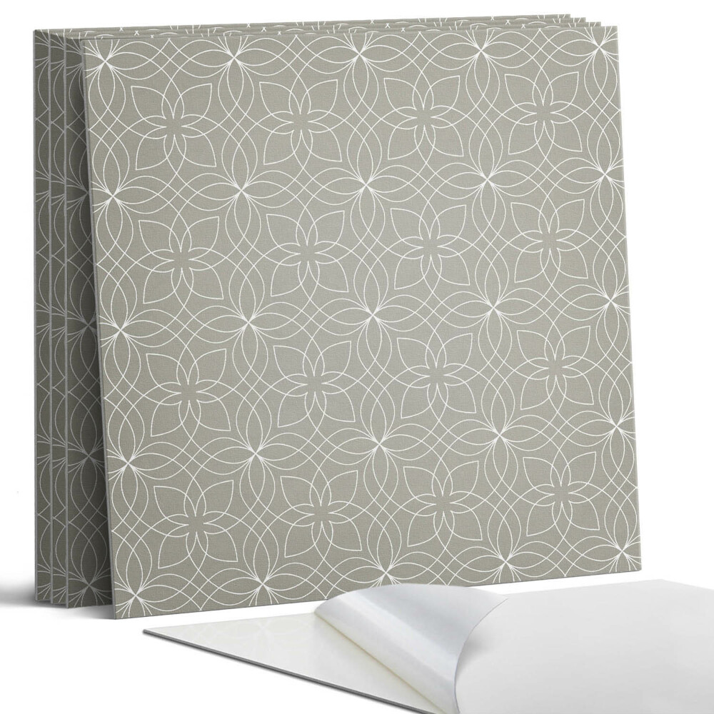 Panou decorativ bucatarie Model geometric de flori