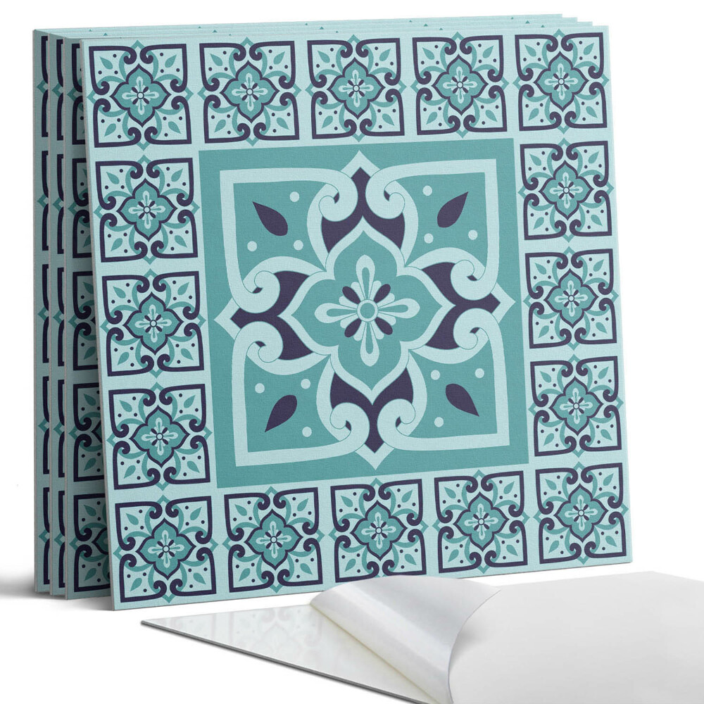 Panou decorativ bucatarie Model cu motive florale