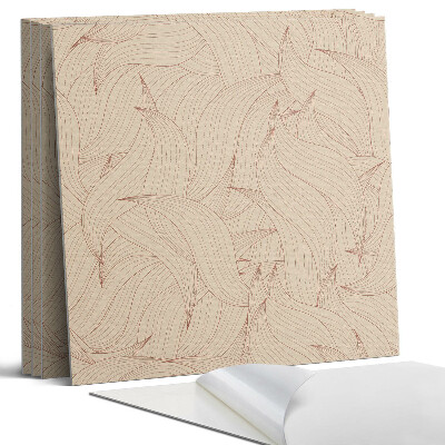 Panou decorativ bucatarie Model de linie ondulată