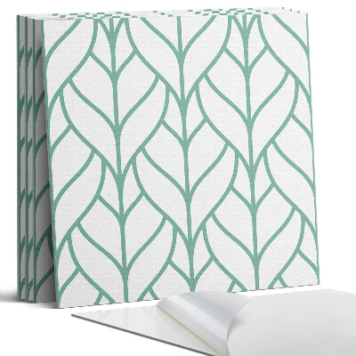 Panou decorativ bucatarie Model de frunze în simetrie