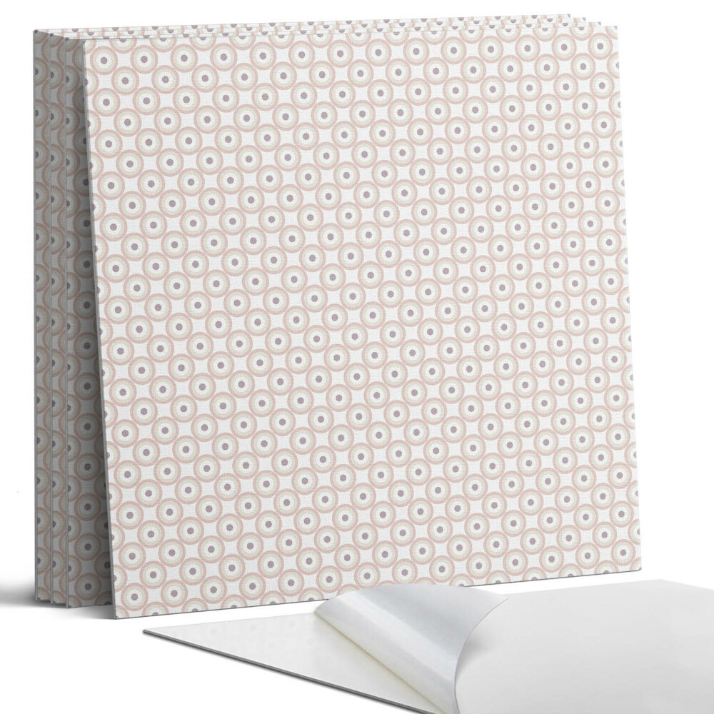 Panou decorativ perete Model cu cercuri într-o grilă