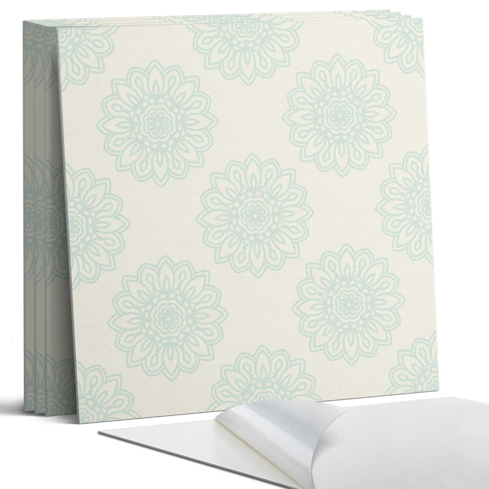 Panou decorativ bucatarie Model floral în fundal