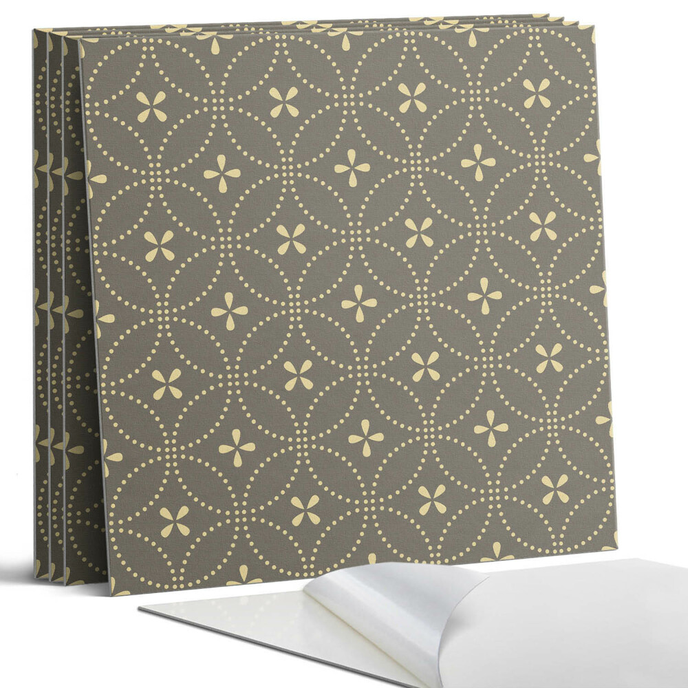 Panou decorativ bucatarie Model cu flori delicate