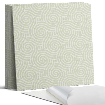 Panou perete pătrat Valuri într-un model spiralat