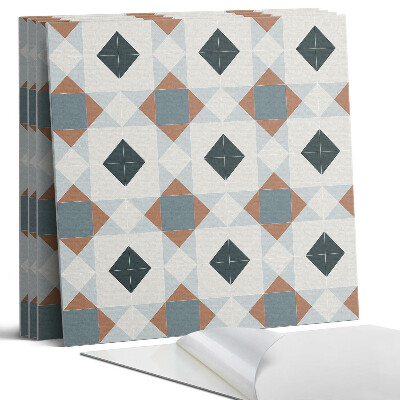 Panou decorativ bucatarie Model geometric de țiglă