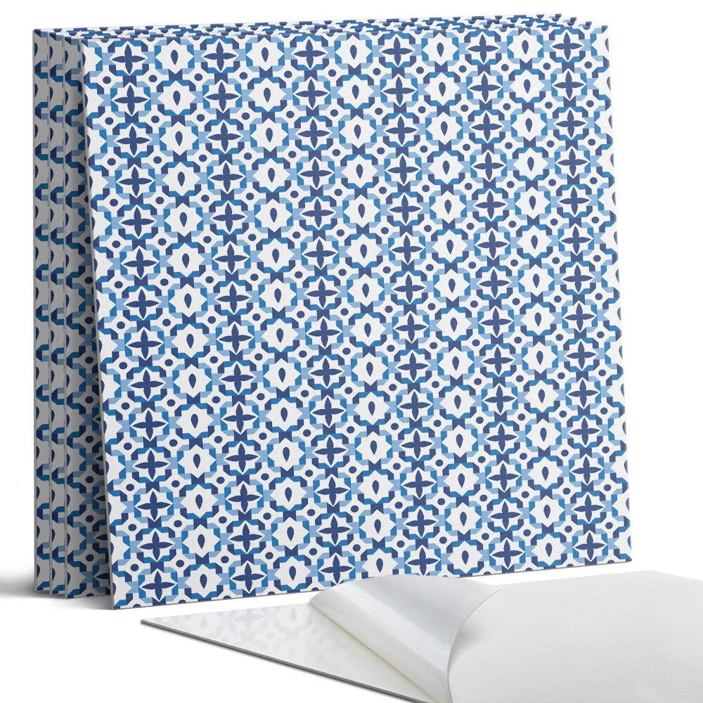 Panou decorativ bucatarie Model floral geometric