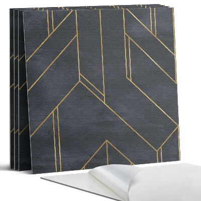 Panou perete pătrat Geometria liniilor și formelor