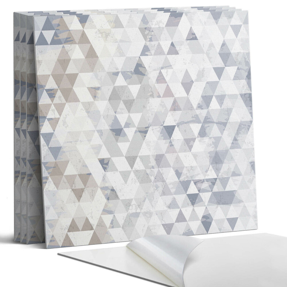 Panou decorativ bucatarie Model geometric triunghiular