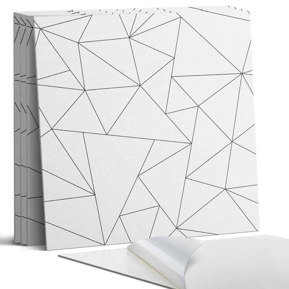 Panou perete Model triunghi abstract