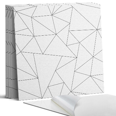 Panou perete Model triunghi abstract