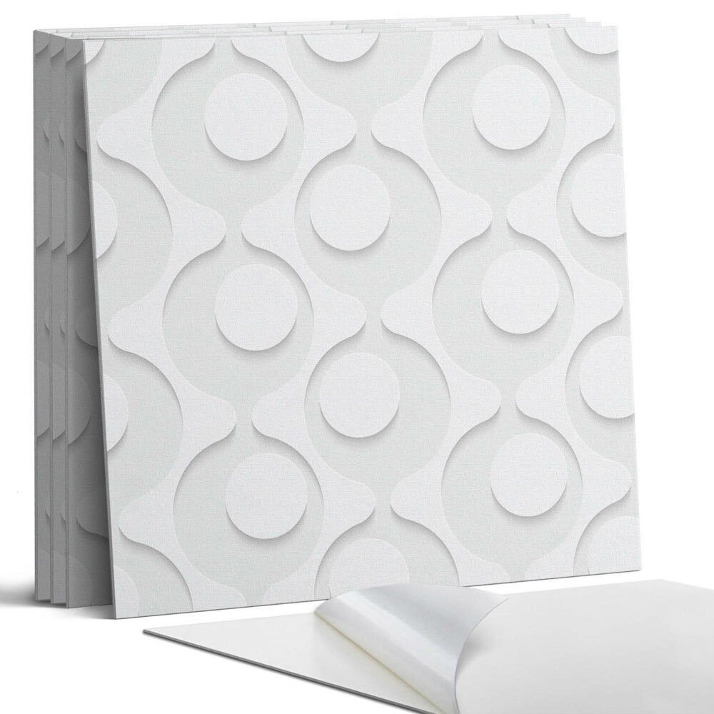 Panou decorativ bucatarie Model abstract cu cercuri