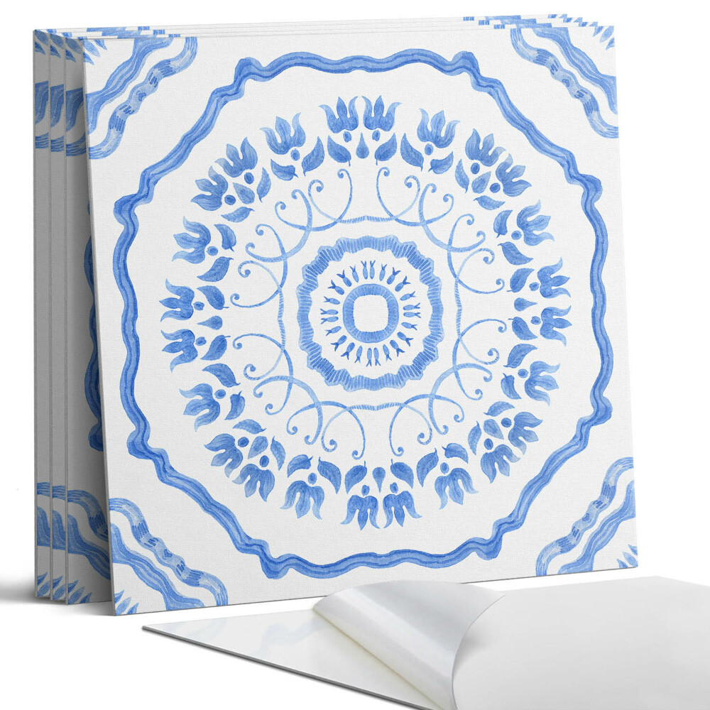 Panou decorativ pvc Motiv floral într-un cerc