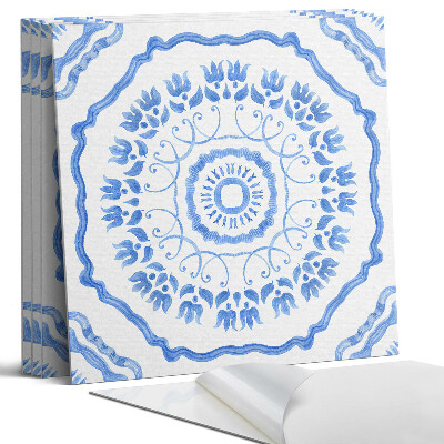 Panou decorativ pvc Motiv floral într-un cerc