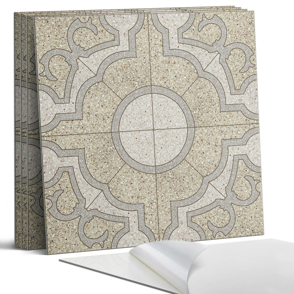 Panou perete pătrat Model mozaic cu ornamente