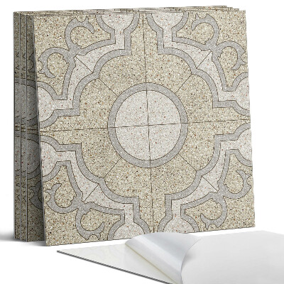 Panou perete pătrat Model mozaic cu ornamente