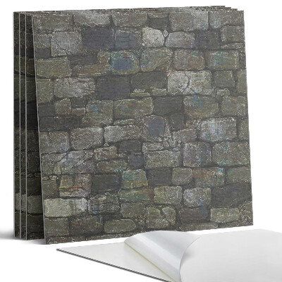 Panou decorativ bucatarie Textură de perete de piatră