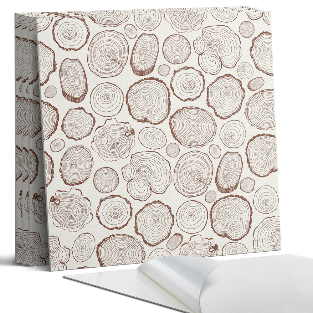 Panou perete Modele de trunchi de copac în fundal