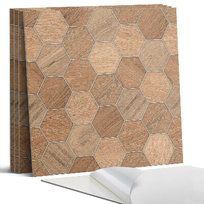 Panou decorativ perete Model hexagonal de țiglă