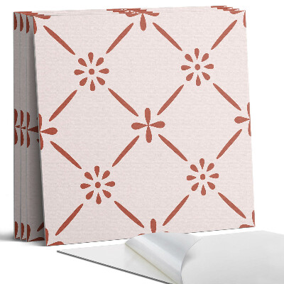 Panou perete pătrat Model floral elegant