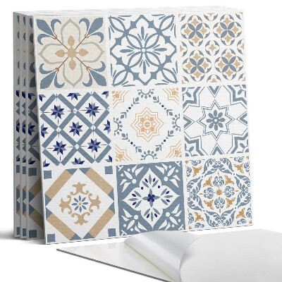 Panou decorativ perete Modele de mozaic în carouri