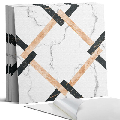 Panou decorativ perete Modele geometrice de marmură