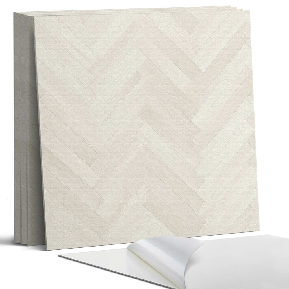 Panou decorativ bucatarie Model herringbone în lemn