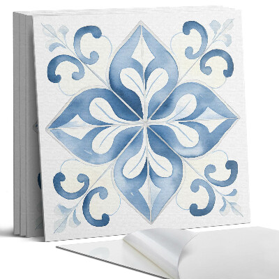 Panou decorativ perete Model floral pe plăci