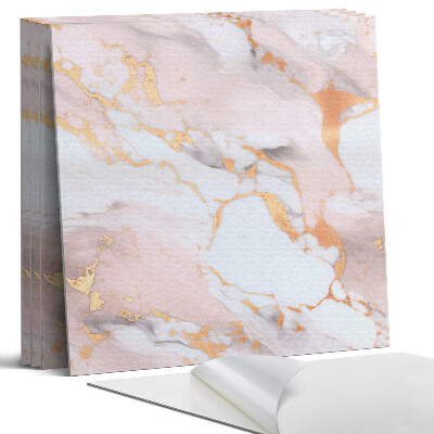 Panou decorativ pvc Model de marmură cu accente