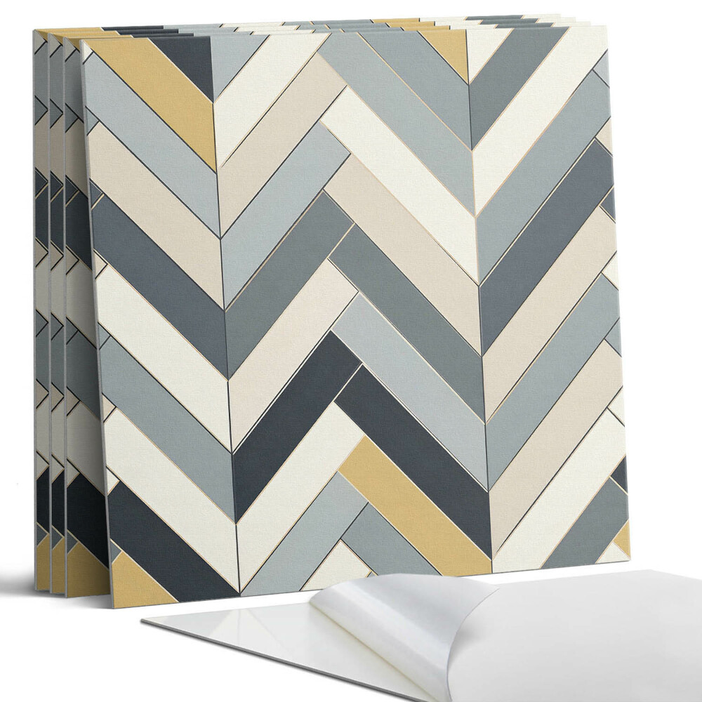 Panou perete pătrat Model în spic de hering