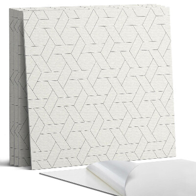 Panou decorativ pvc Model hexagonal geometric