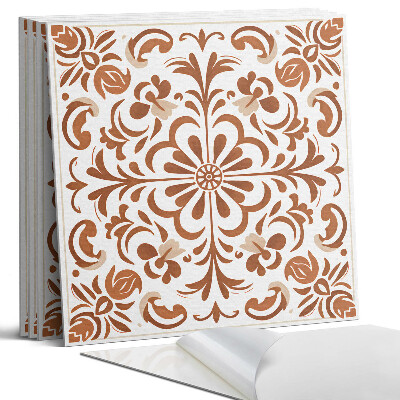 Panou decorativ bucatarie Model floral ornamental