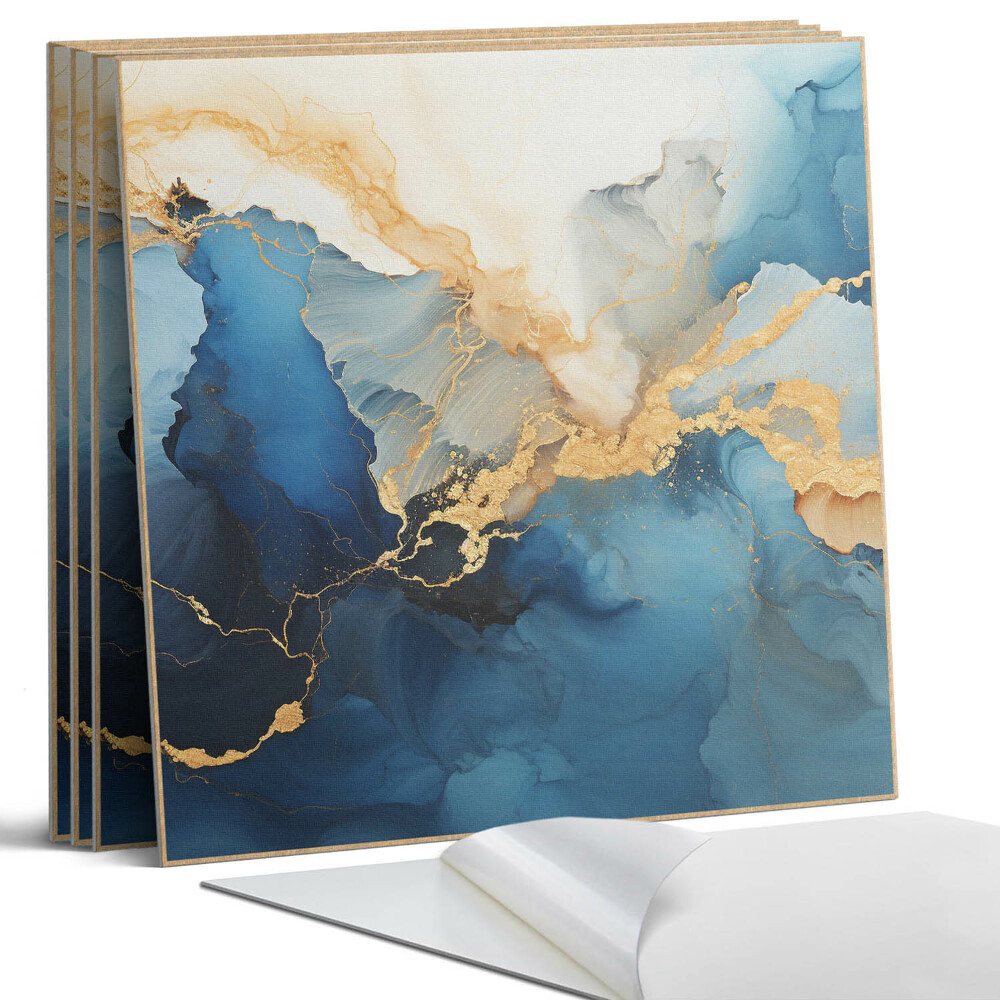 Panou decorativ bucatarie Model abstract cu valuri