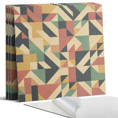 Panou perete pătrat Model geometric abstract