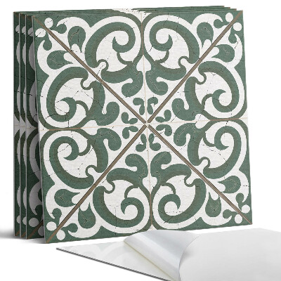 Panou perete pătrat Model cu motive vegetale