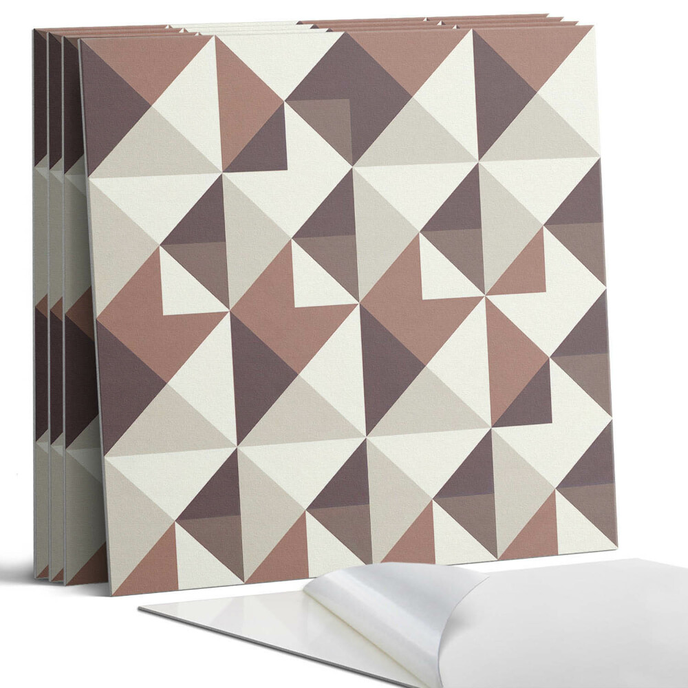 Panou perete Model geometric cu triunghiuri