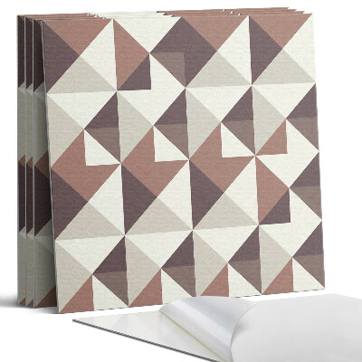 Panou perete Model geometric cu triunghiuri